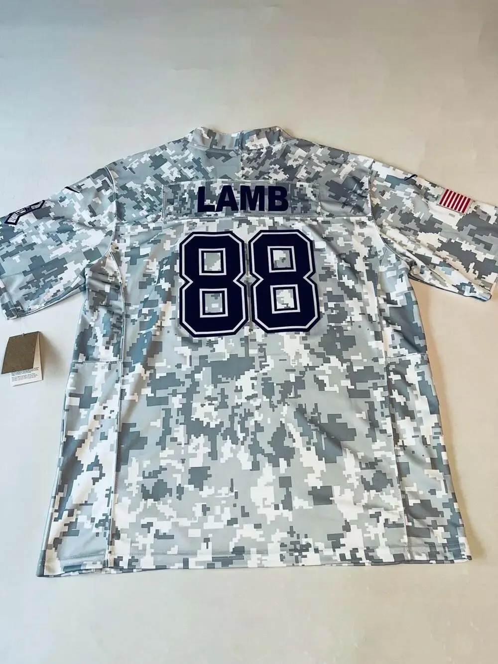 Nike Dallas Cowboys CeeDee Lamb #88 Arctic Camo 2024 Salute to Service Jersey